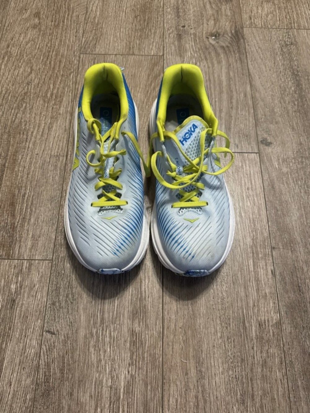 Hoka One Rincon 3 Men's US 8D Ice Blue Athletic Shoes Sneakers 119395 IWDB